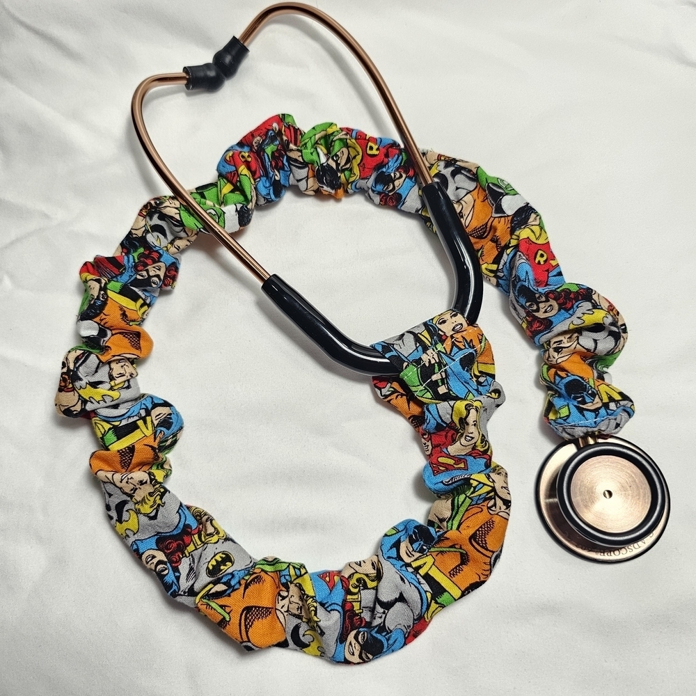 Marvel Superheroes Colorful Cotton Fun Nurse's Doctor's RT's Stethoscope Cover